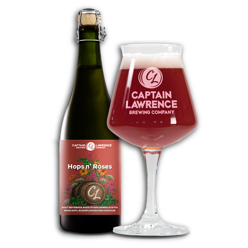 Hops n roses bottle and teku