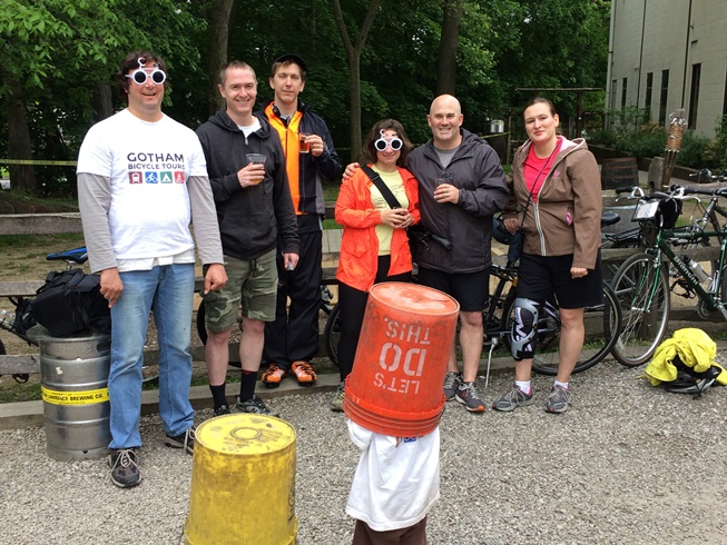 bike tour group shot