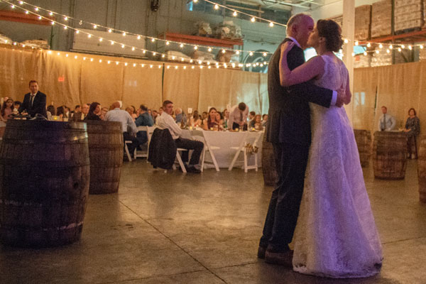 First dance between the bride and her father