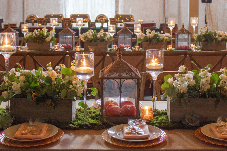 wedding table decorations