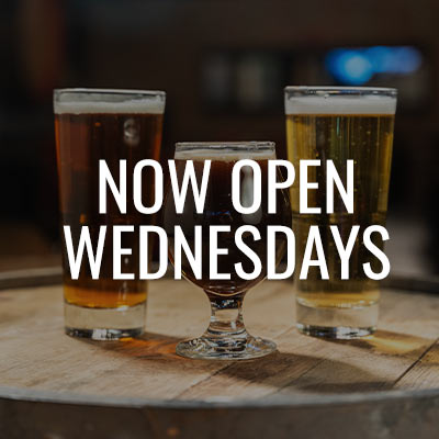 Now Open Wednesdays