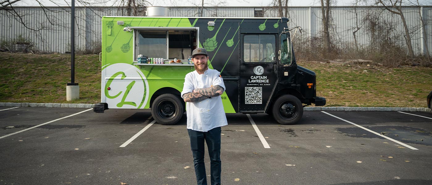 Chef Infront of Truck