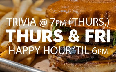 Thursday MTK Happy hour